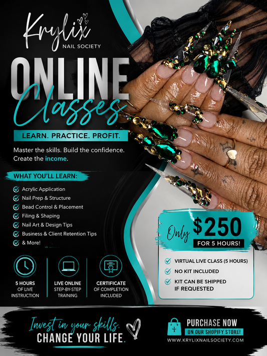 Virtual Acrylic Nail Class